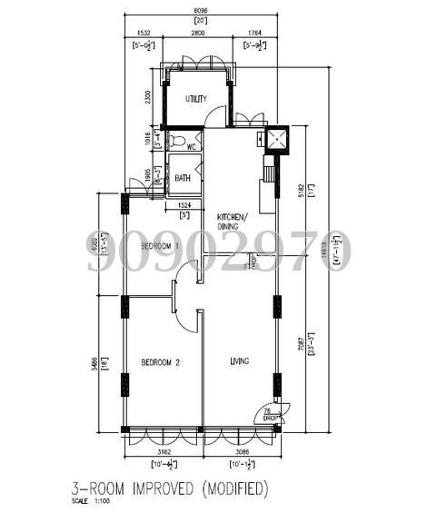 Blk 4 Marine Terrace (Marine Parade), HDB 3 Rooms #101002542